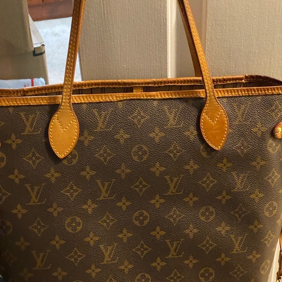 Louis Vuitton VINTAGE MM Neverfull #17737 Classic Monogram Canvas Leather Tote - Picture 2 of 15